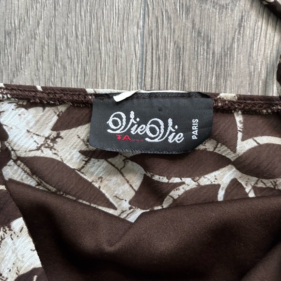 Floral printed Cami ruffle layers boho Y2K fairy - Picture 5 of 8